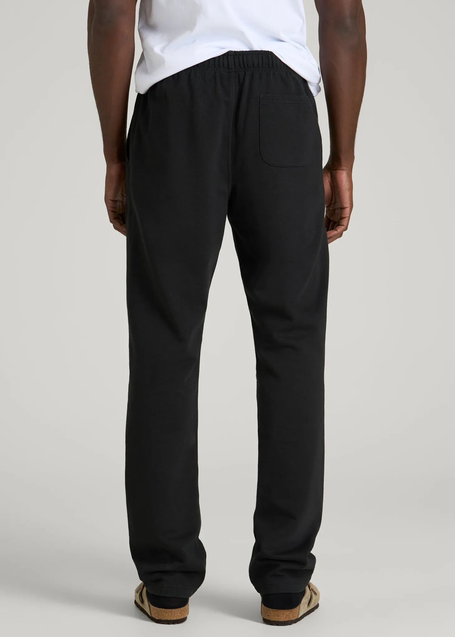 French Terry Straight Leg Sweatpants for Tall Men