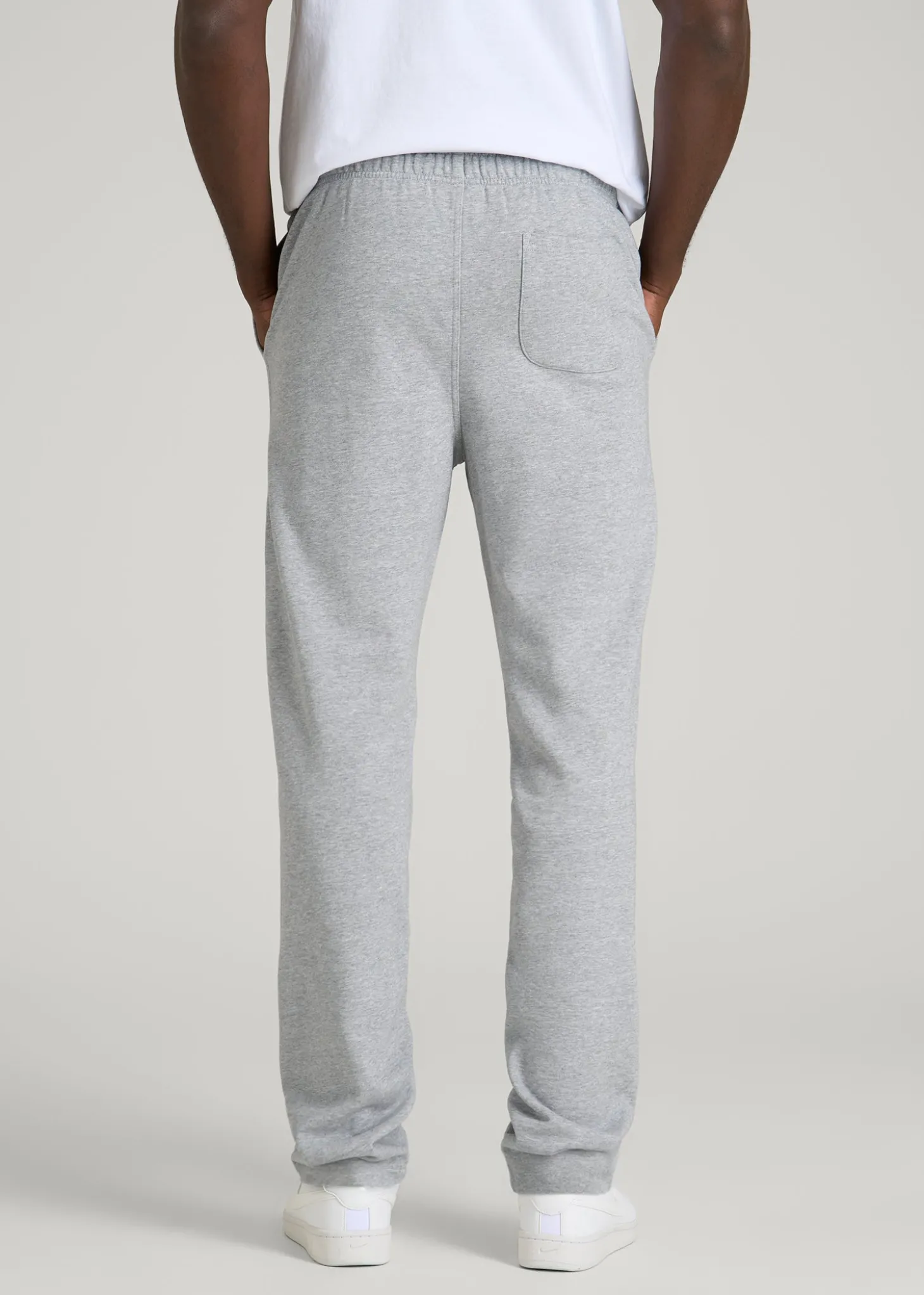 French Terry Straight Leg Sweatpants for Tall Men