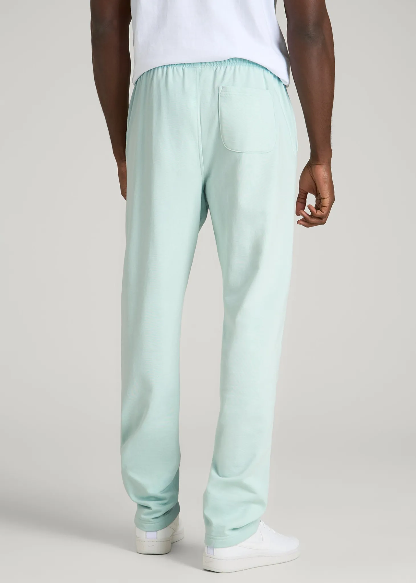 French Terry Straight Leg Sweatpants for Tall Men