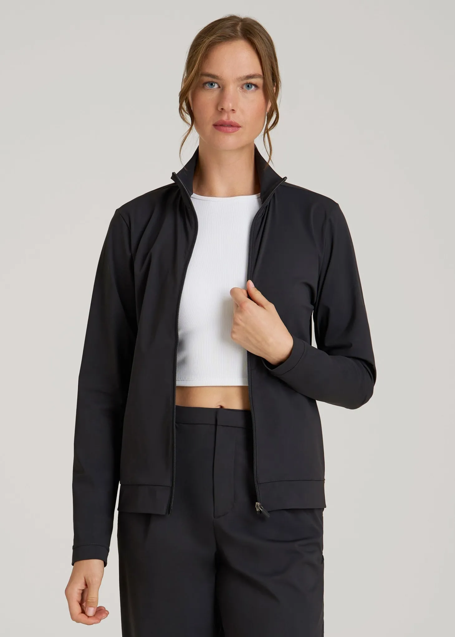 Front Zip Commuter Jacket for Tall Women