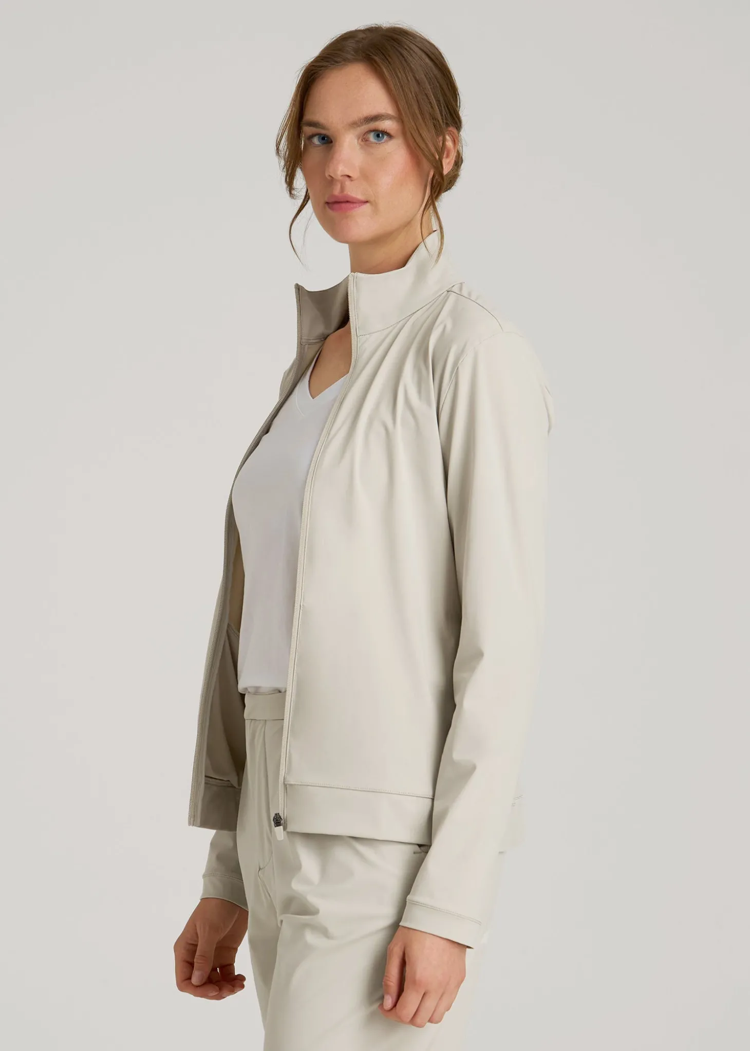 Front Zip Commuter Jacket for Tall Women