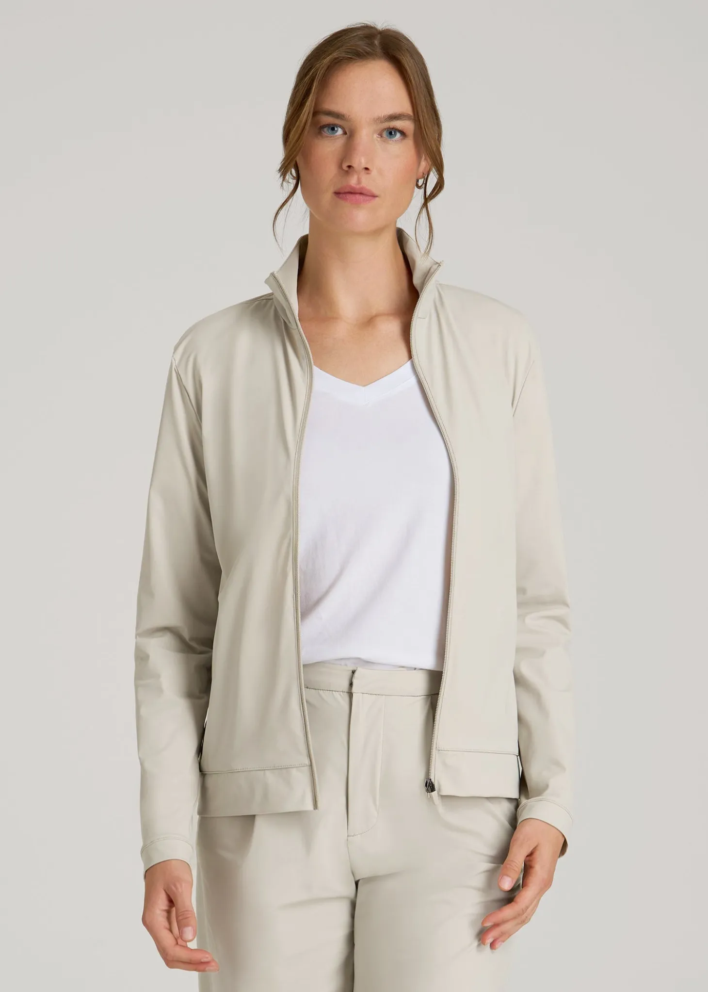 Front Zip Commuter Jacket for Tall Women