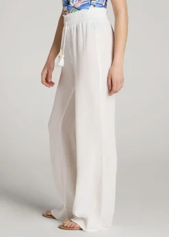 Gauze Cover Up Pants for Tall Women