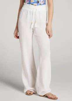 Gauze Cover Up Pants for Tall Women
