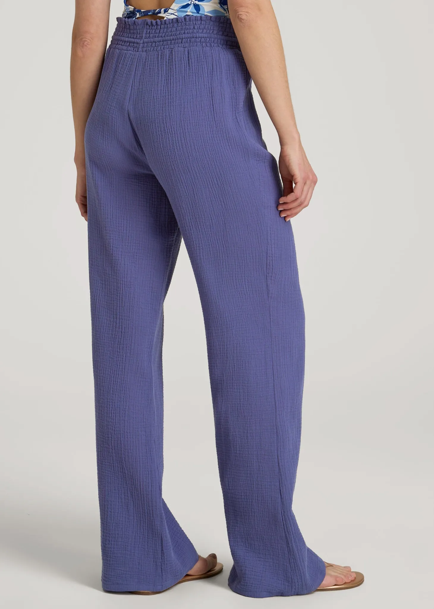 Gauze Cover Up Pants for Tall Women