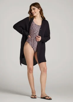 Gauze Shirt Dress for Tall Women