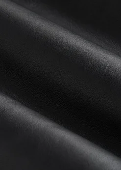 Genuine Leather Hooded Bomber for Tall Men