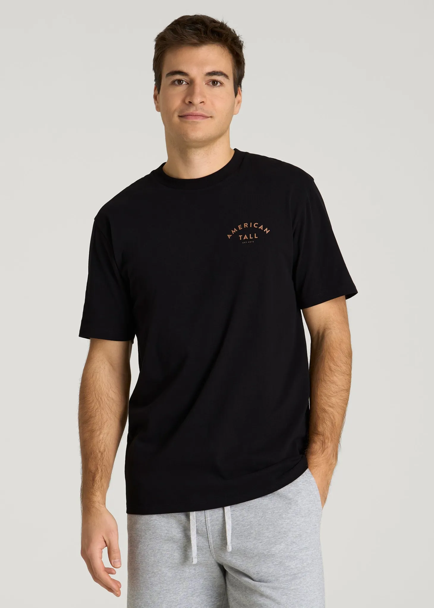 Giraffe Graphic Tee for Tall Men