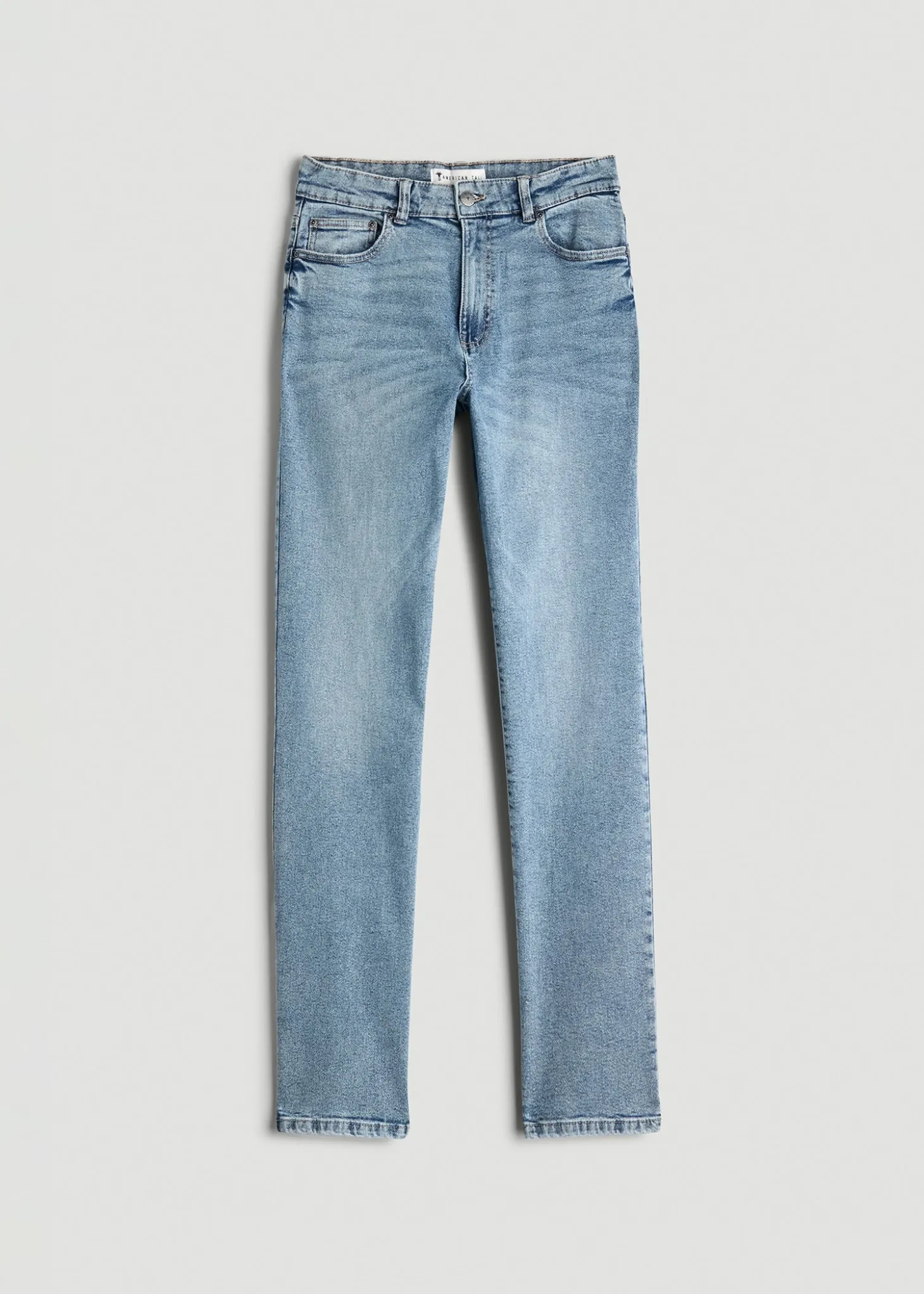 Harper High-Rise Straight Stretch Jeans for Tall Women