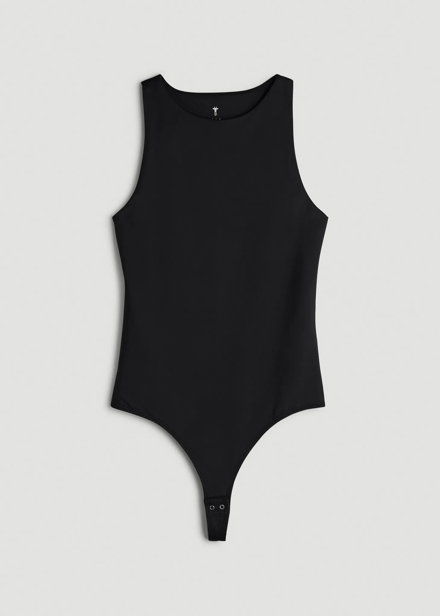 High Crewneck Sleeveless Bodysuit for Tall Women