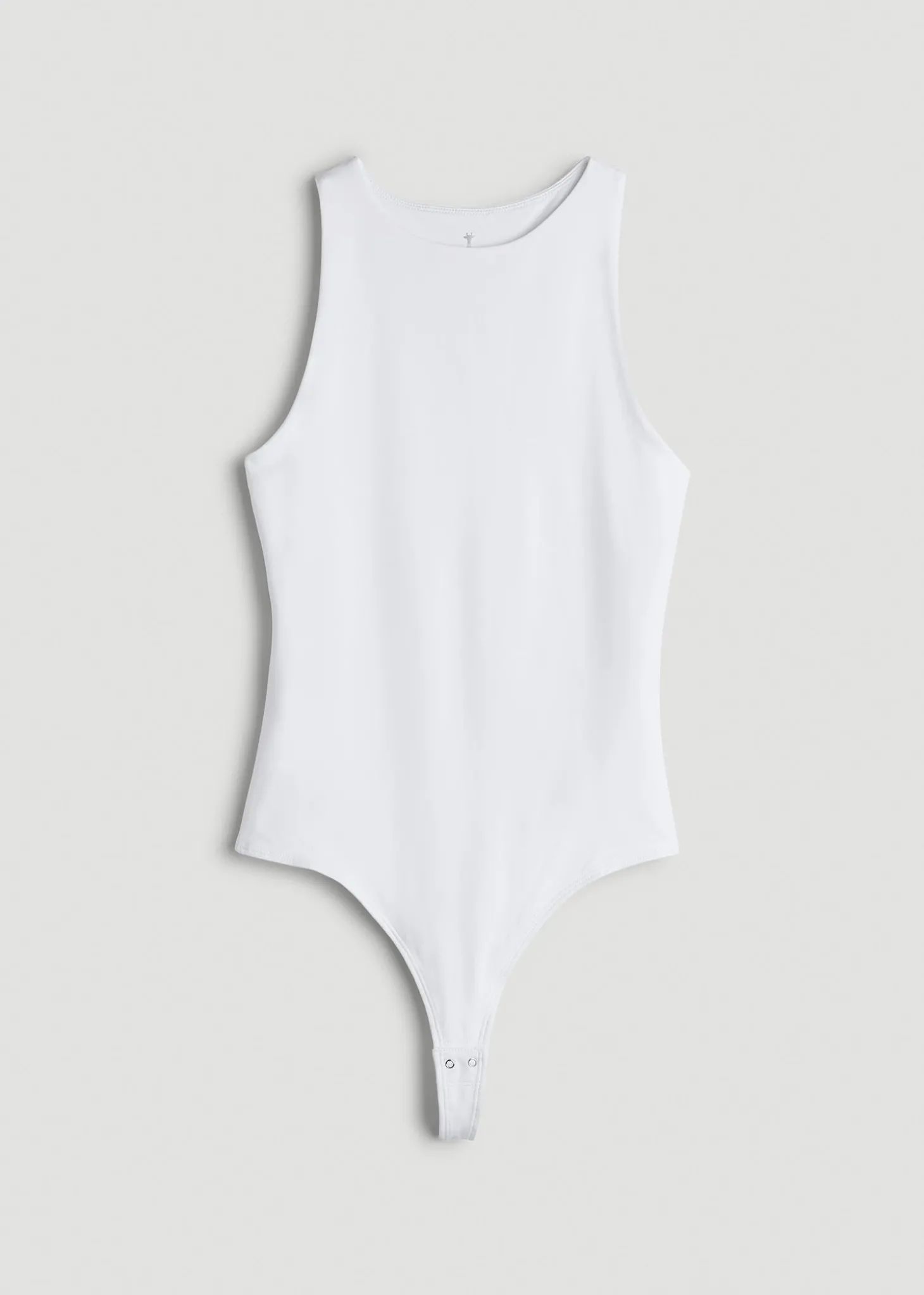 High Crewneck Sleeveless Bodysuit for Tall Women