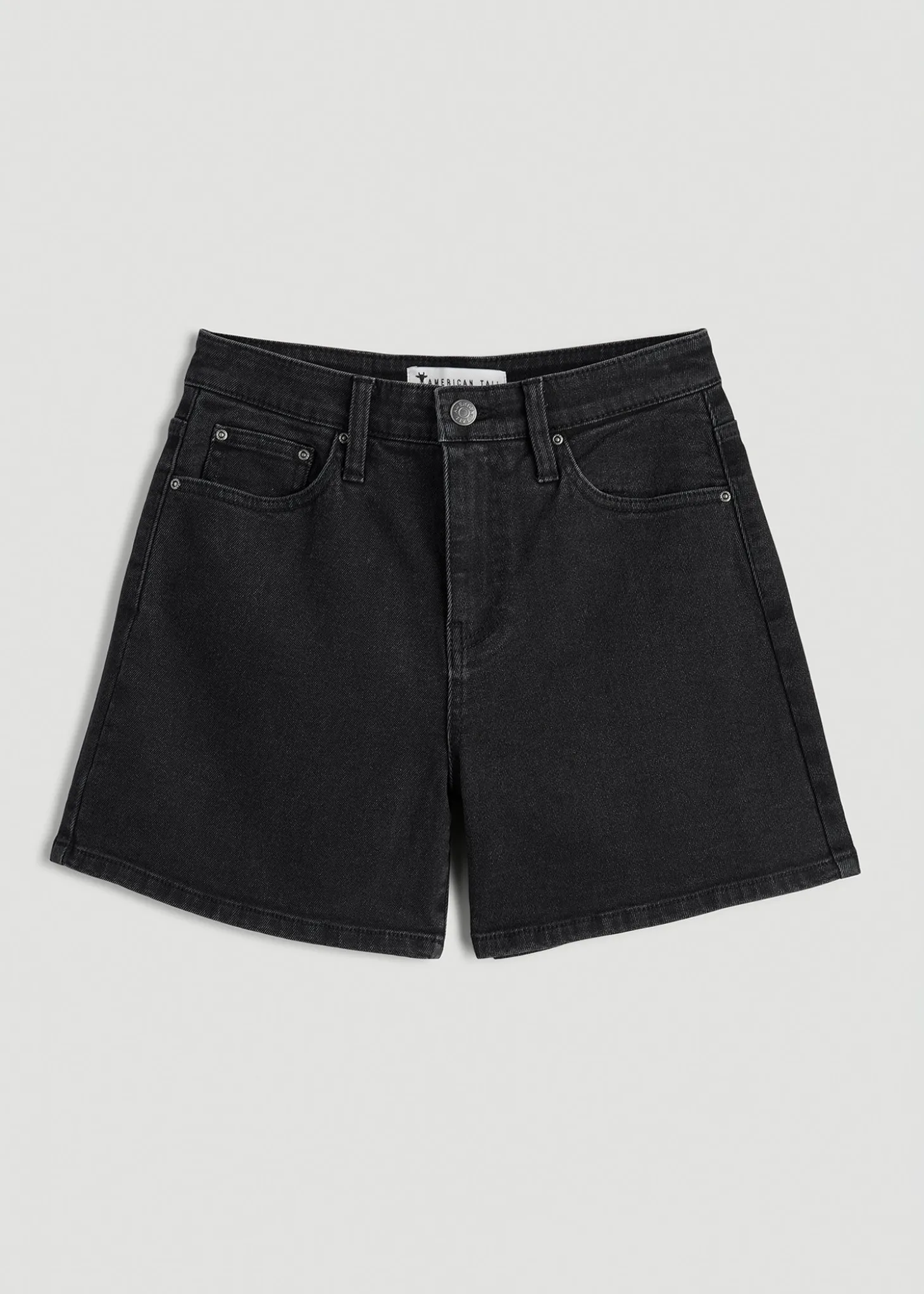 High Rise Denim Shorts for Tall Women