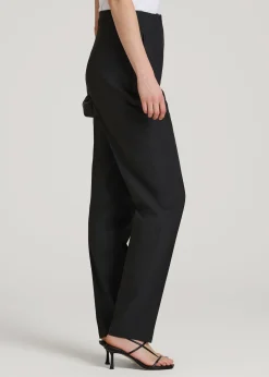 High Rise Pants with Darts for Tall Women
