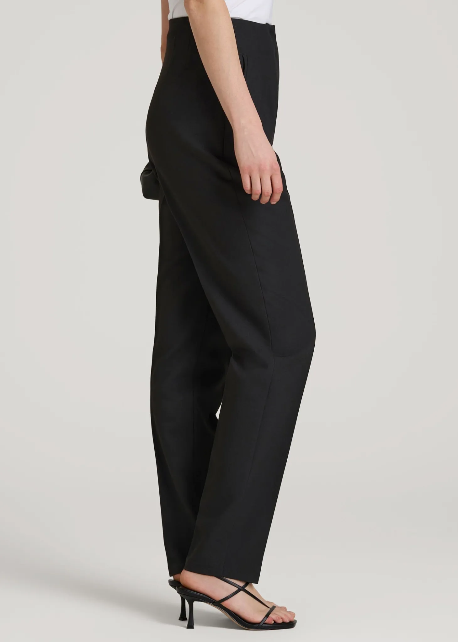High Rise Pants with Darts for Tall Women