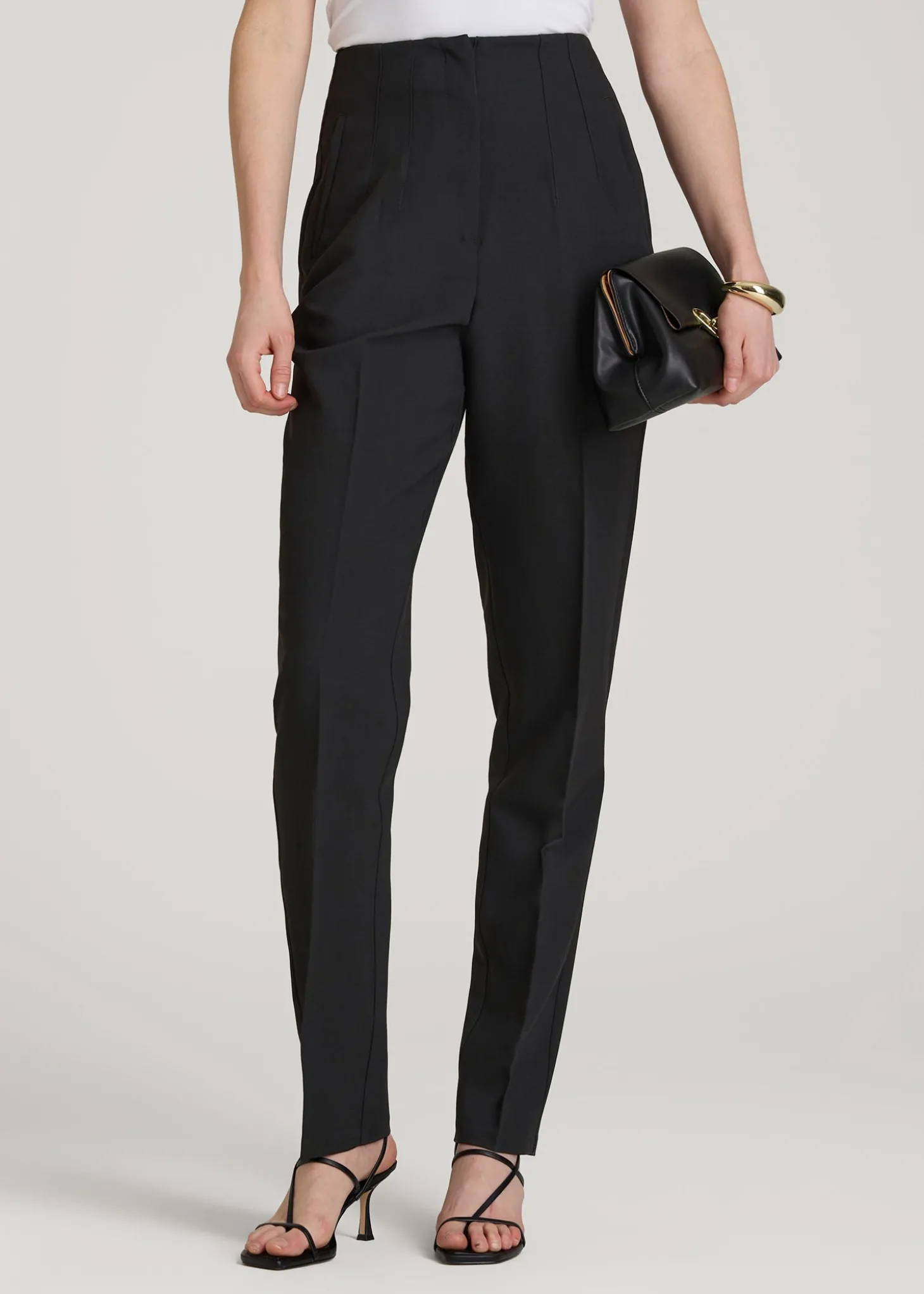 High Rise Pants with Darts for Tall Women