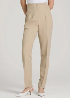 High Rise Pants with Darts for Tall Women