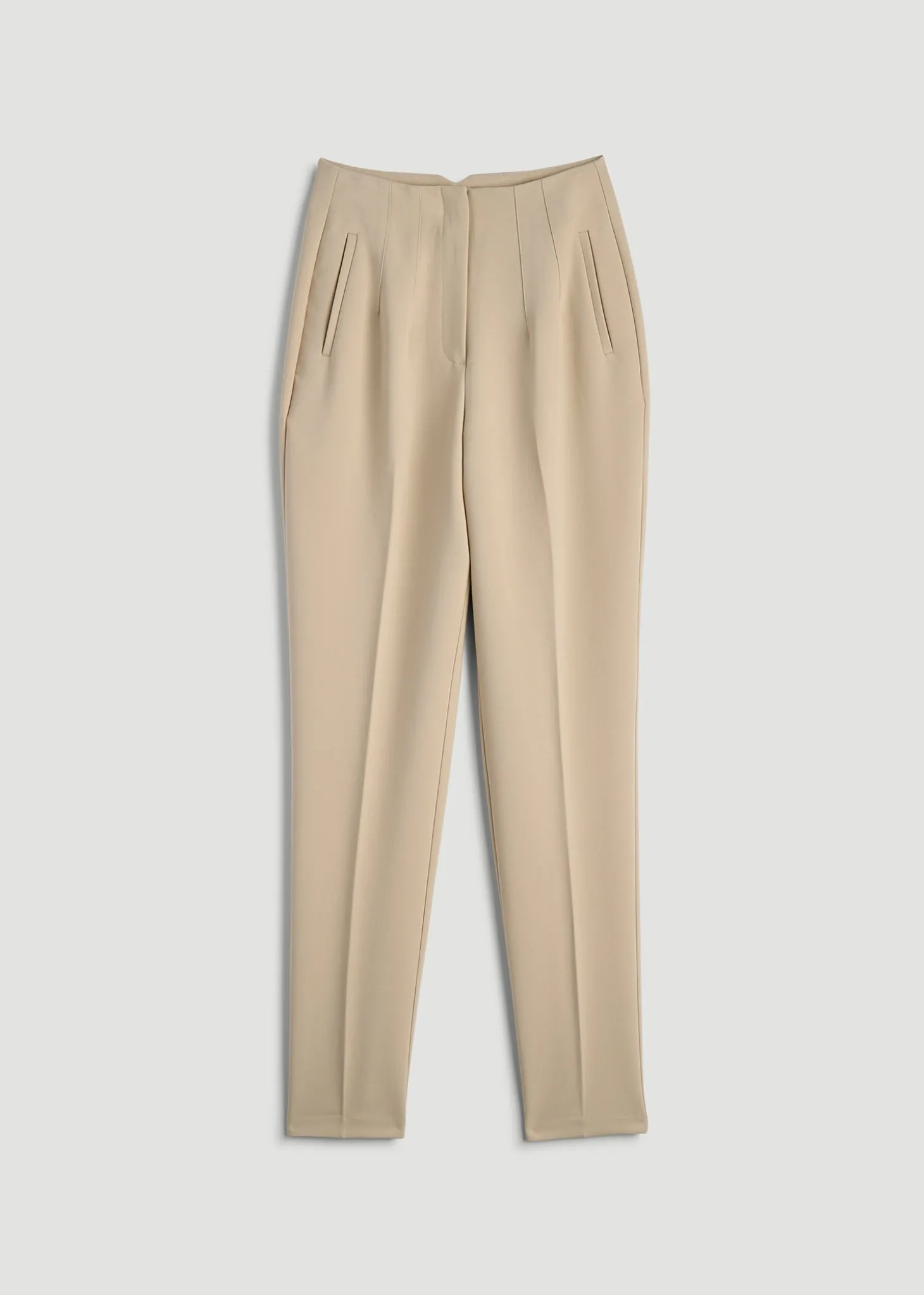 High Rise Pants with Darts for Tall Women