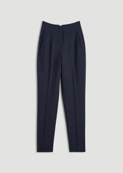 High Rise Pants with Darts for Tall Women