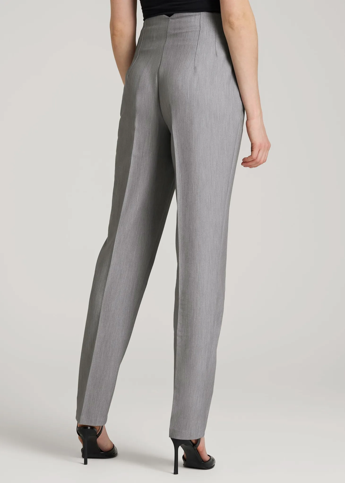 High Rise Pants with Darts for Tall Women
