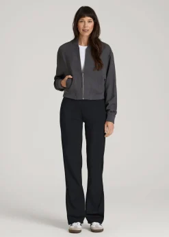High Rise Pull On Mini Flare Pant for Tall Women