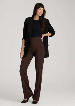 High Rise Pull On Mini Flare Pant for Tall Women