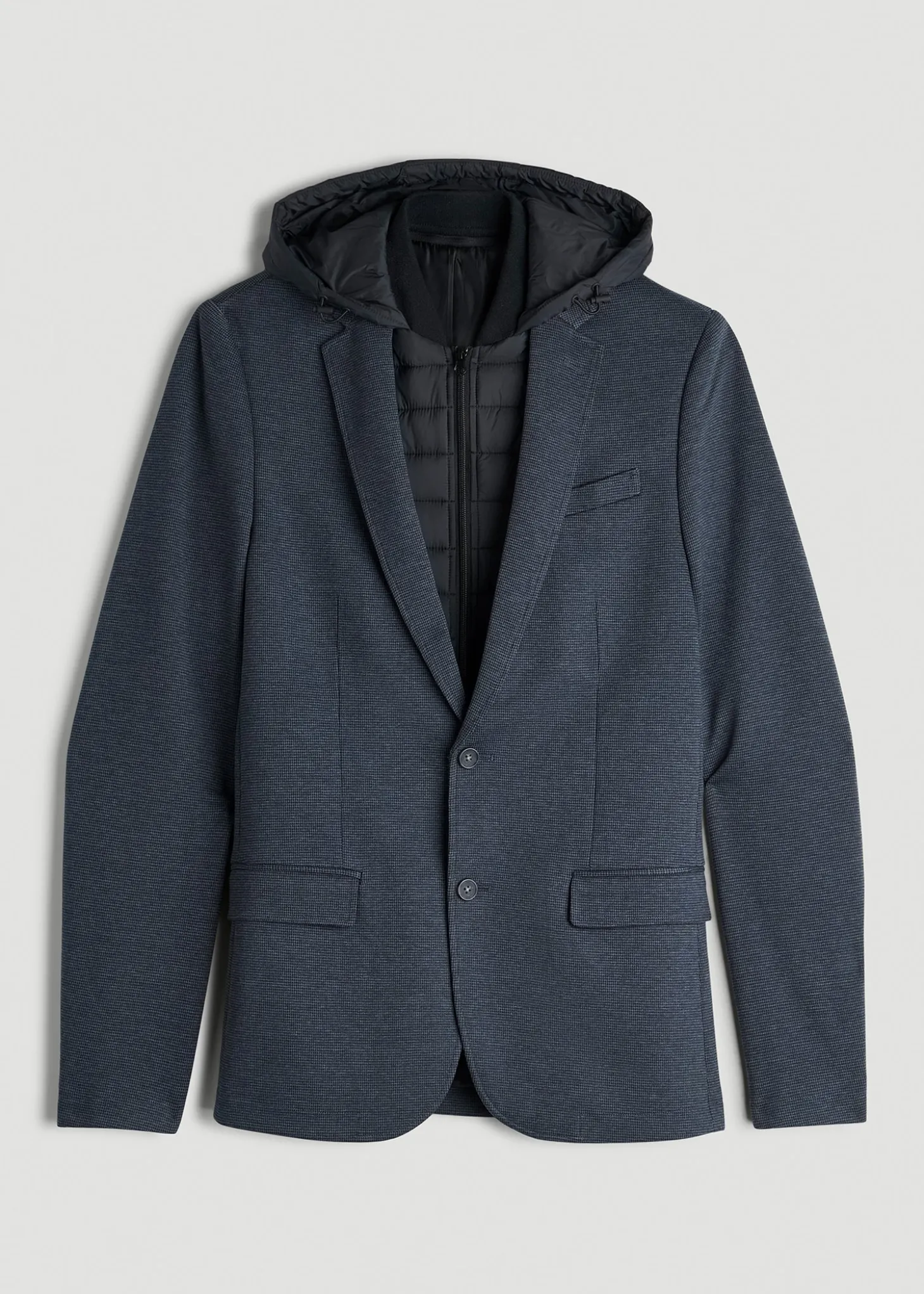 Hooded Bib Blazer for Tall Men