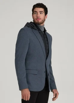 Hooded Bib Blazer for Tall Men
