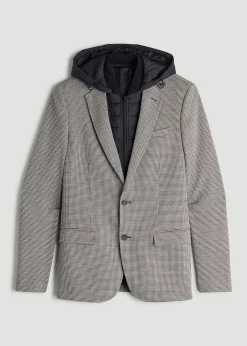 Hooded Bib Blazer for Tall Men