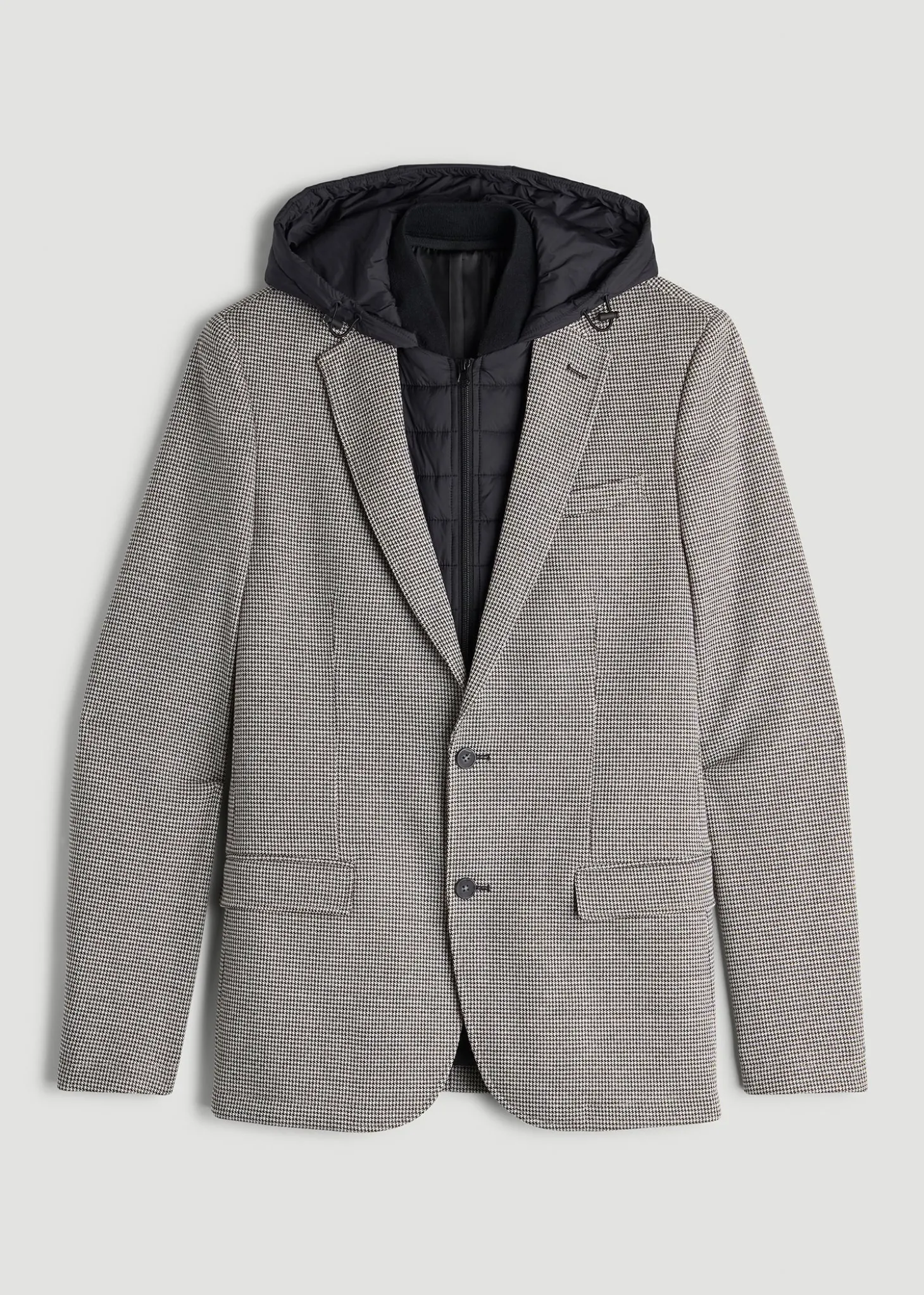 Hooded Bib Blazer for Tall Men