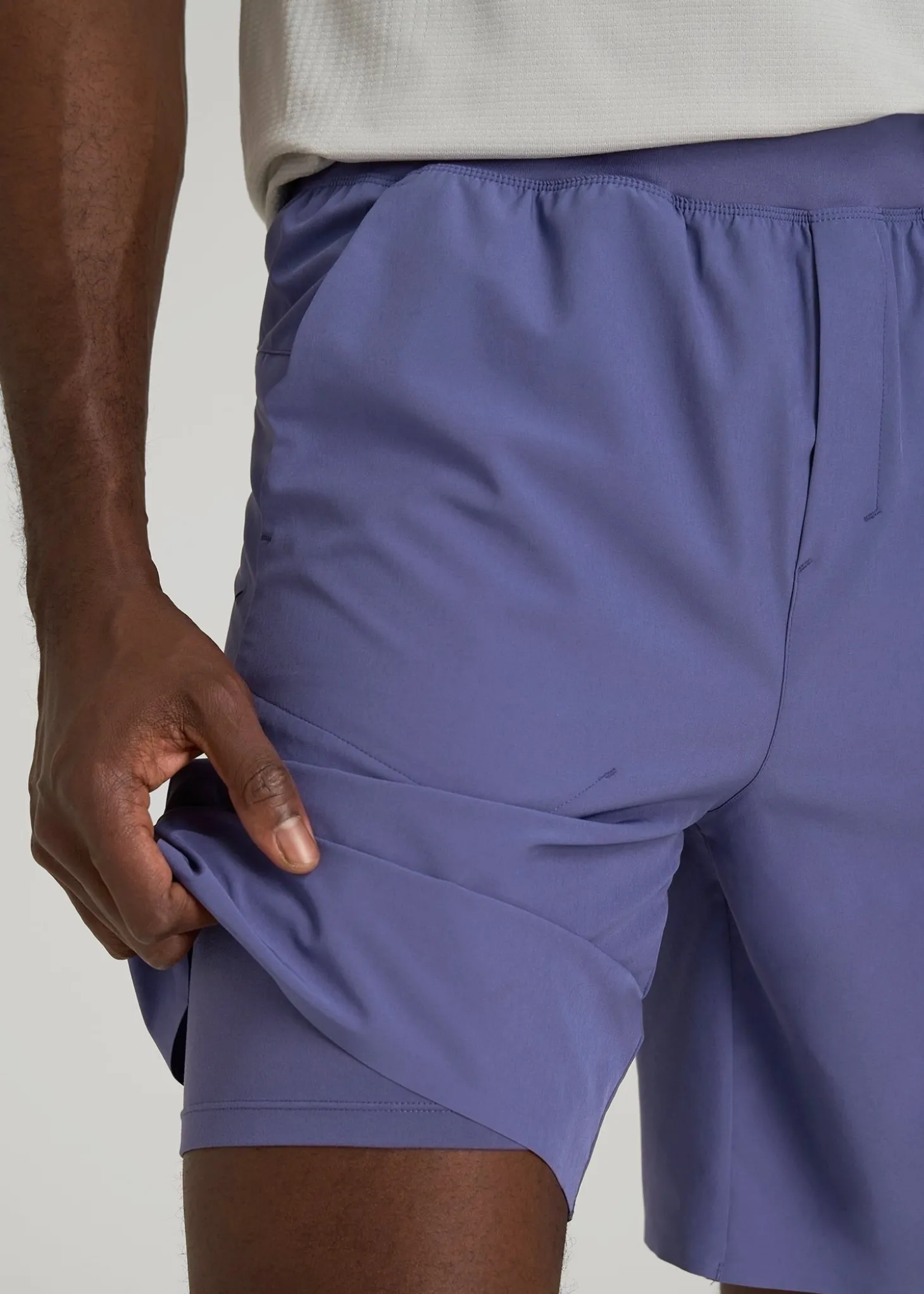 2-in-1 Featherweight Running Short for Tall Men