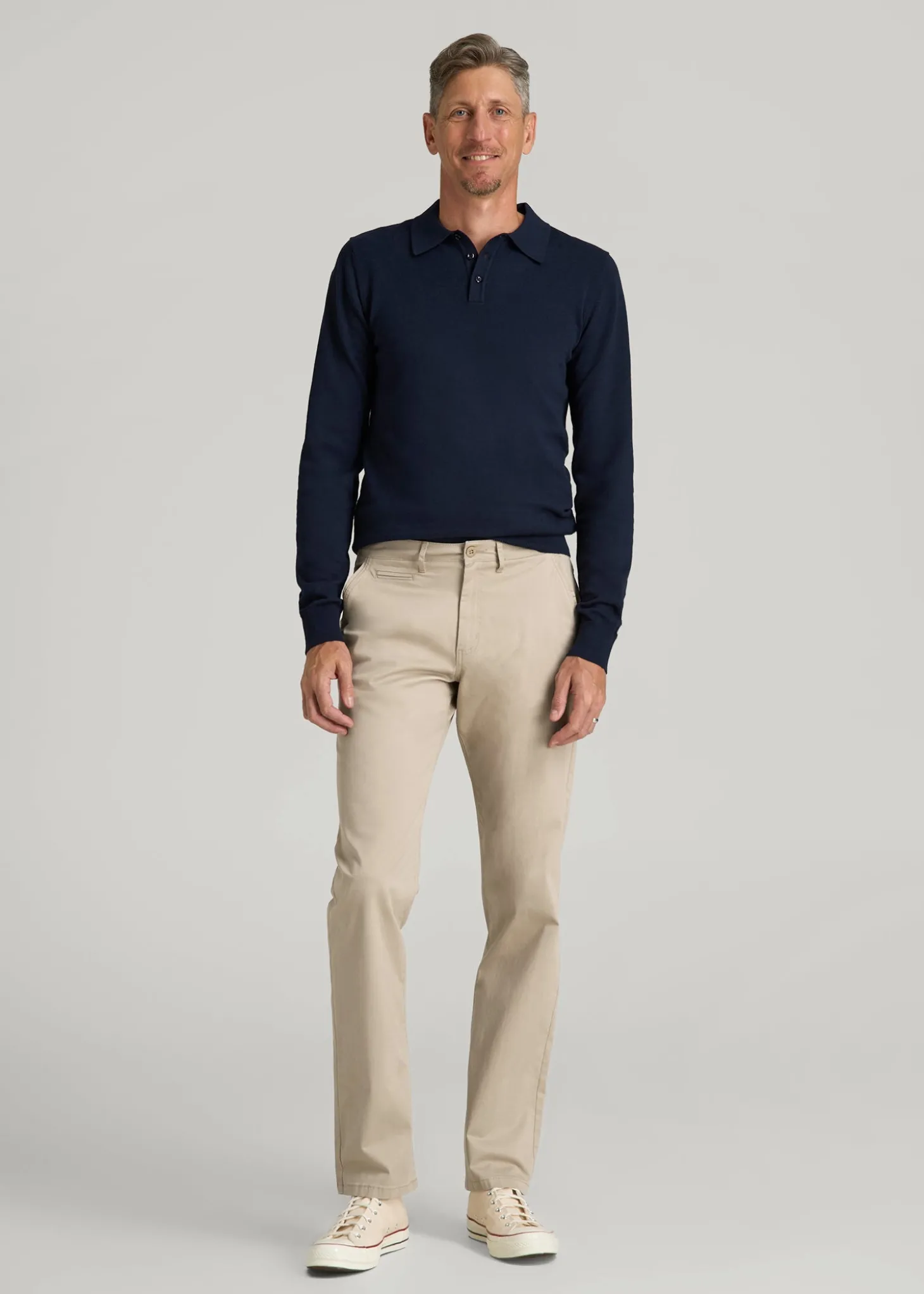 J1 STRAIGHT Leg Chinos for Tall Men