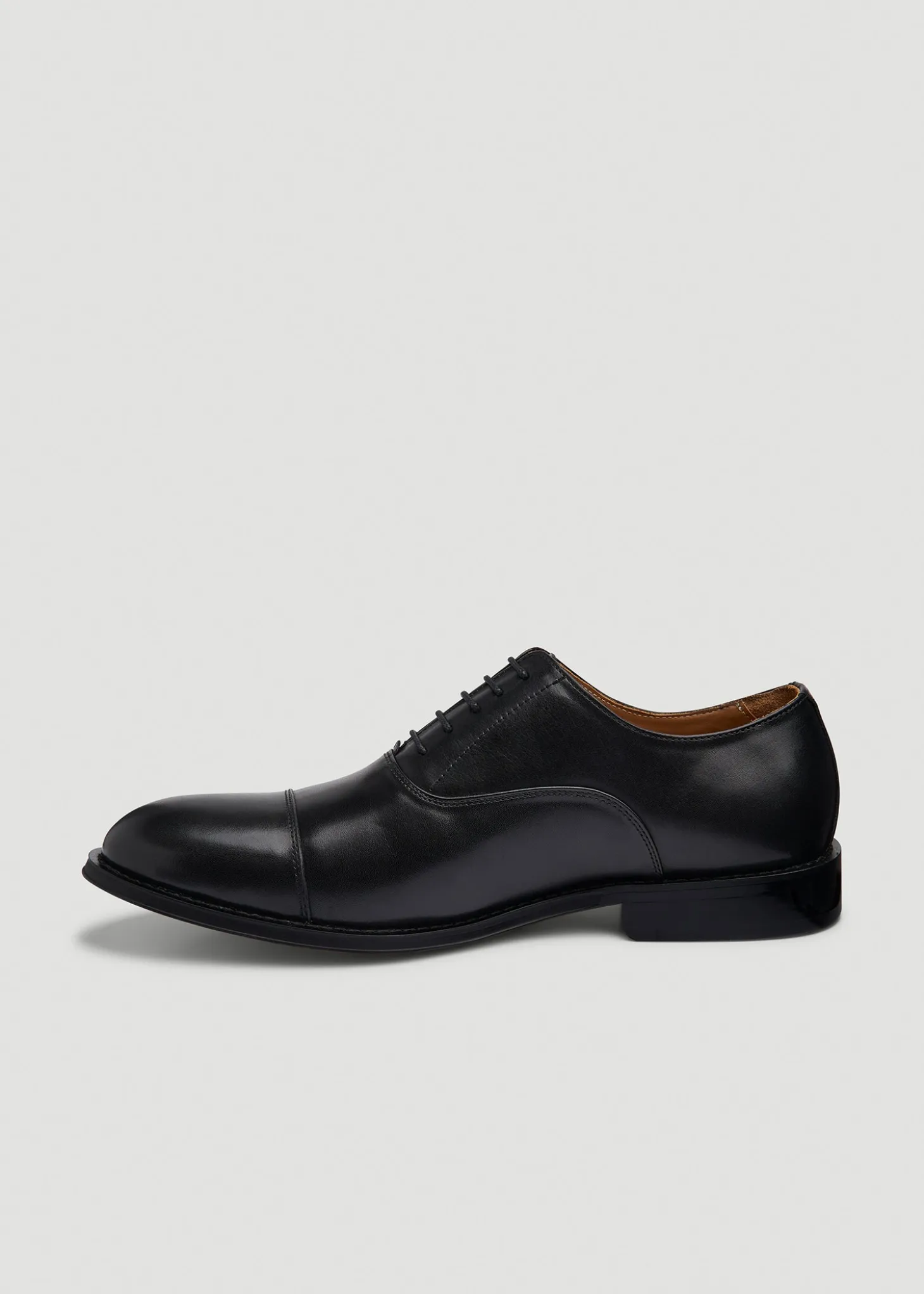 Leather Cap Toe Oxford for Tall Men