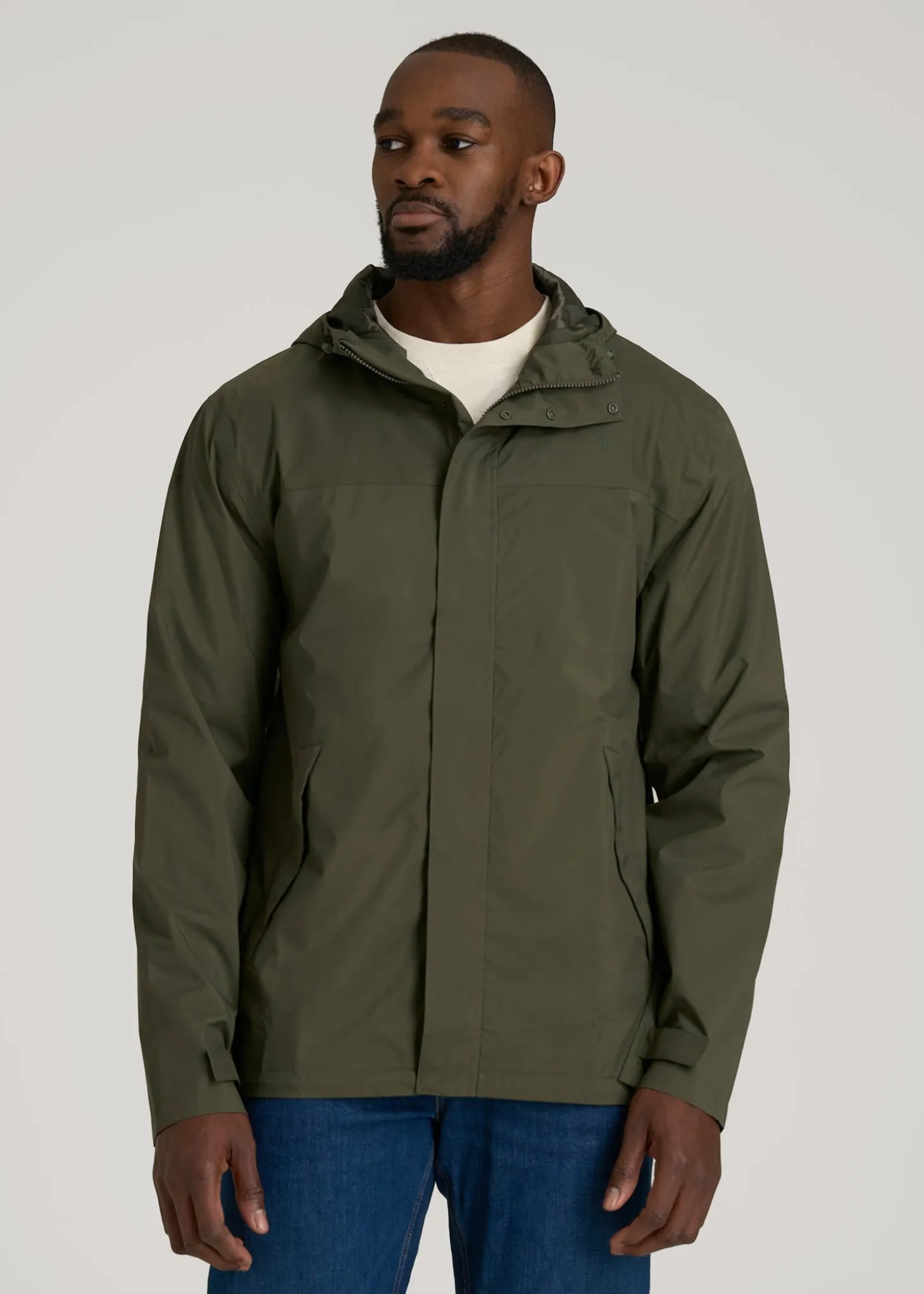 Lightweight Rain Jacket for Tall Men