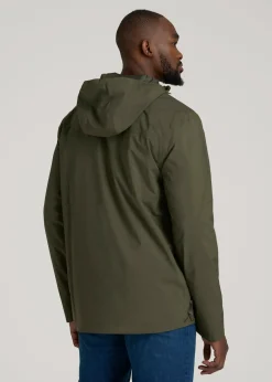 Lightweight Rain Jacket for Tall Men