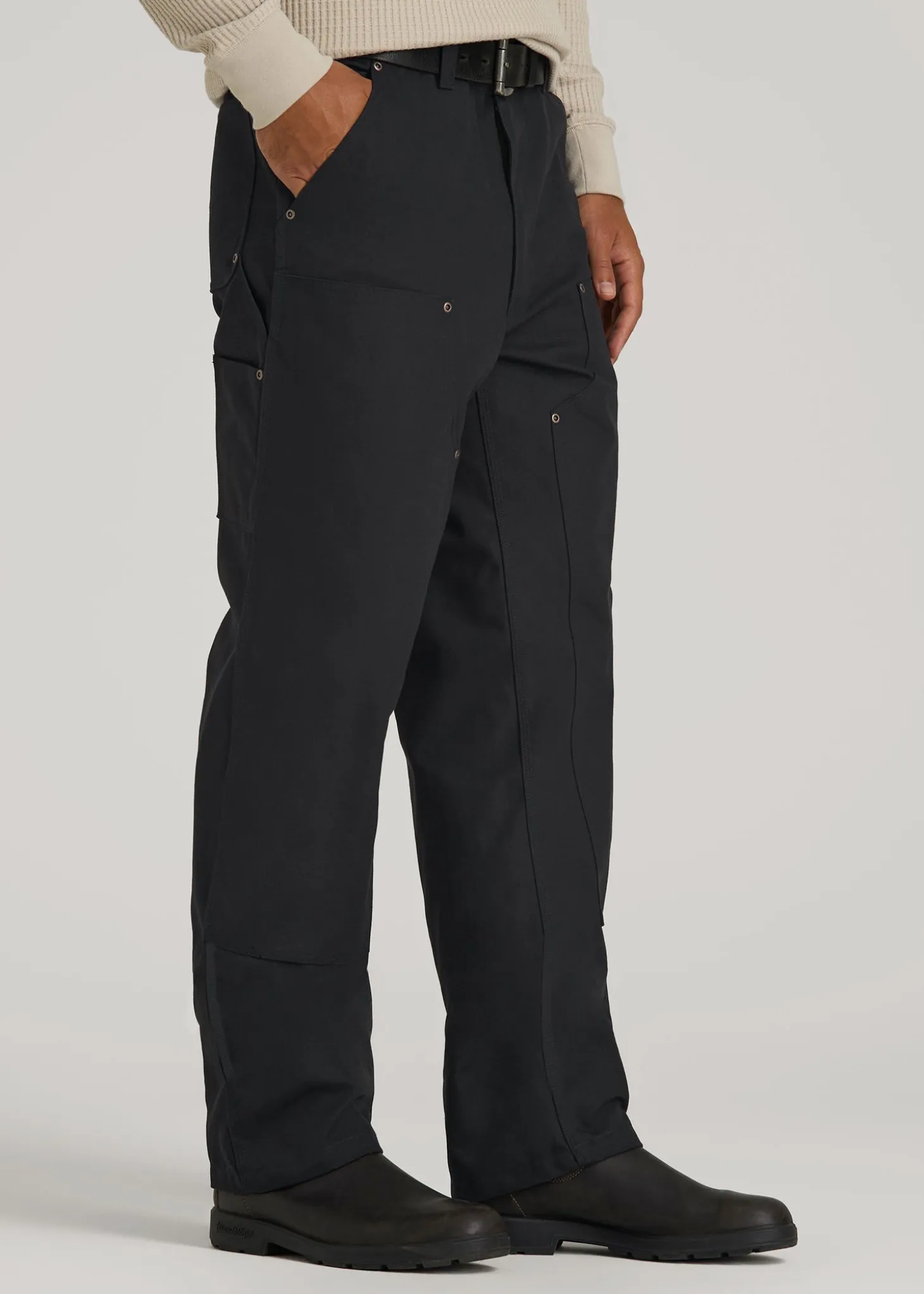 LJ&S Double Front Utility Work Pants for Tall Men