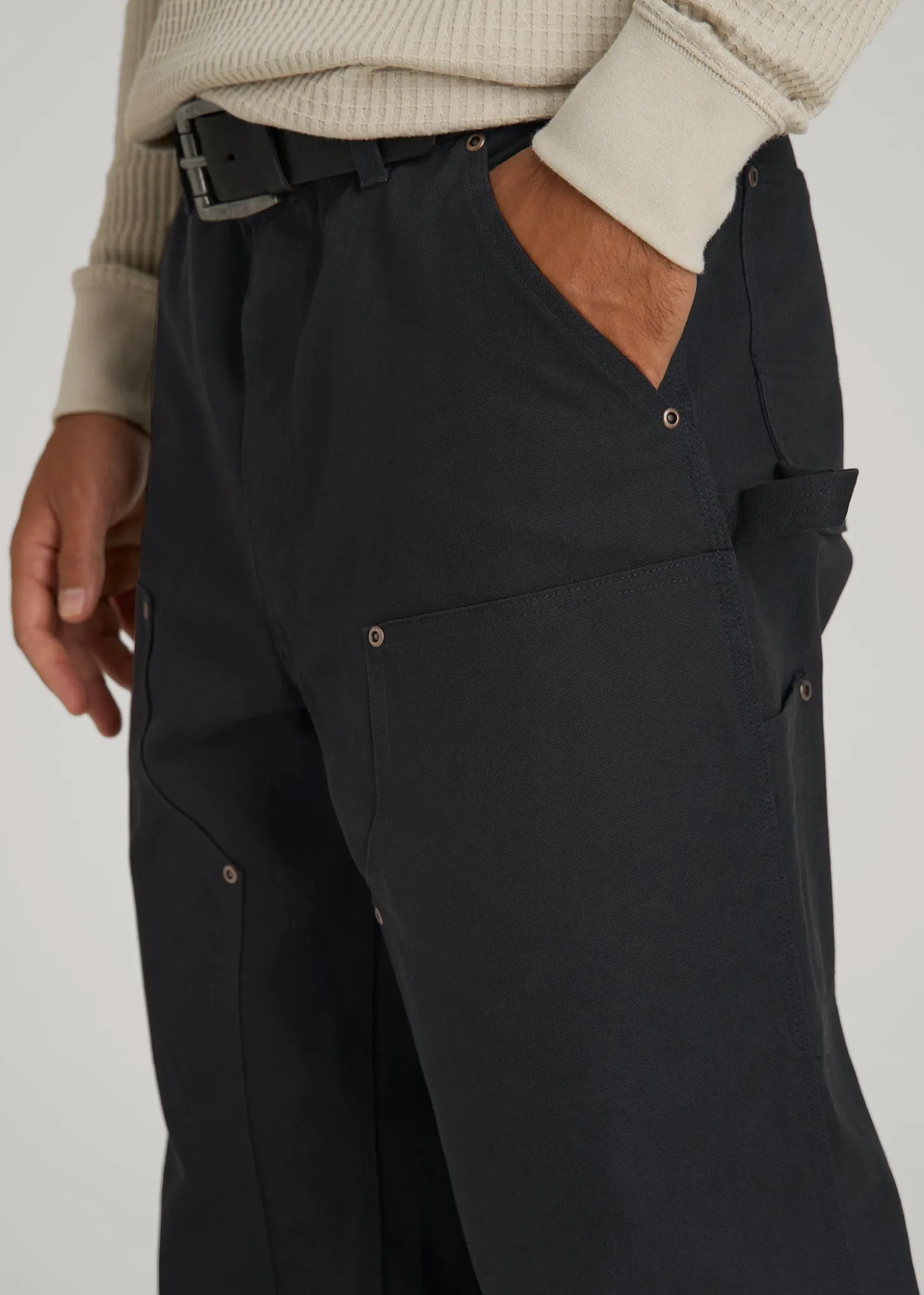 LJ&S Double Front Utility Work Pants for Tall Men
