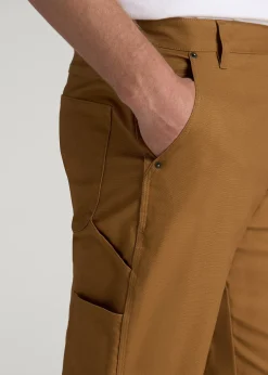 LJ&S Stretch Canvas REGULAR-FIT Carpenter's Pants for Tall Men