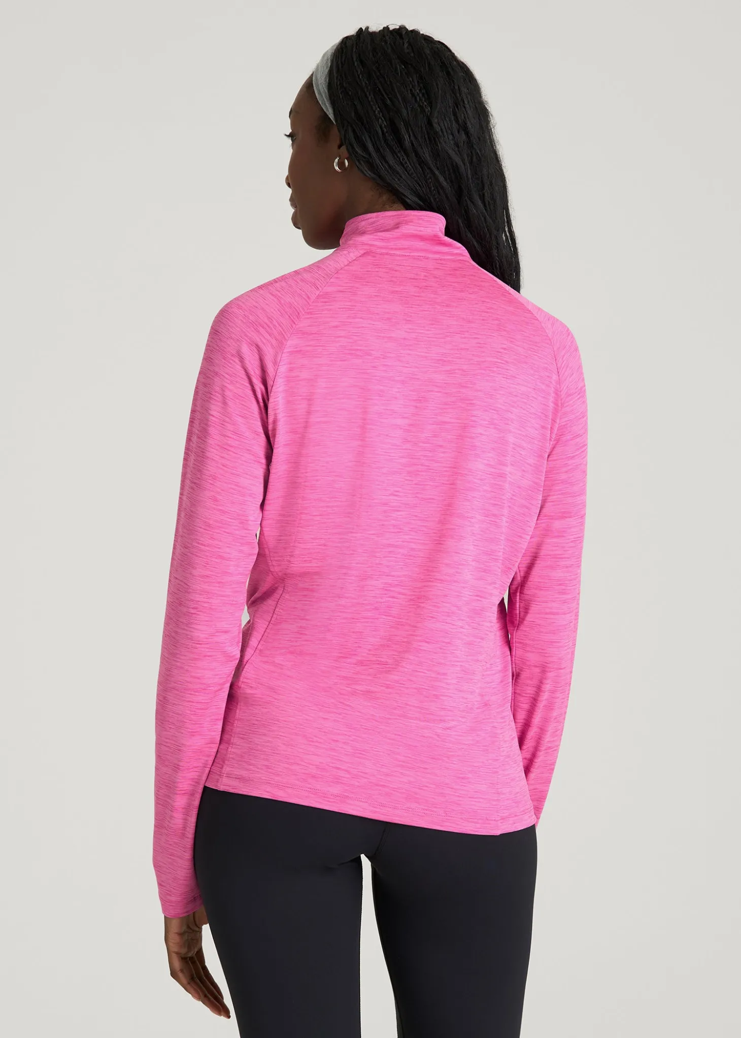 Long Sleeve Quarter-Zip Pullover for Tall Women
