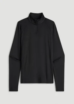 Long Sleeve Quarter-Zip Pullover for Tall Women