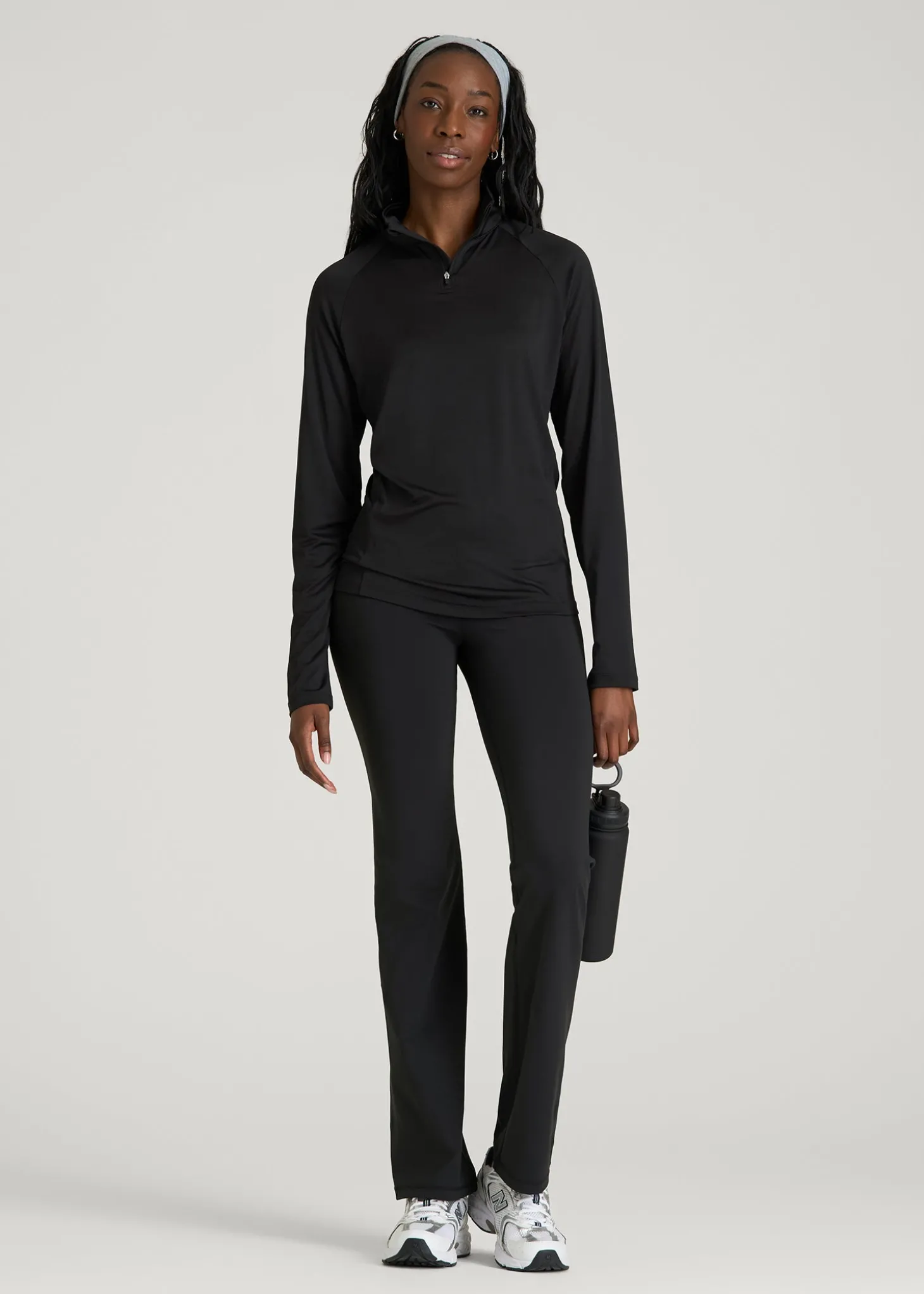 Long Sleeve Quarter-Zip Pullover for Tall Women