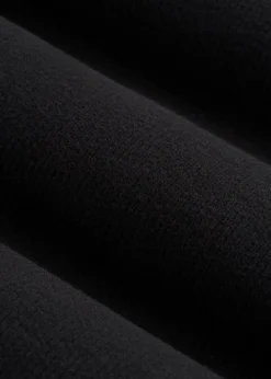 Long Sleeve Ribbed Crewneck Henley Shirt for Tall Women