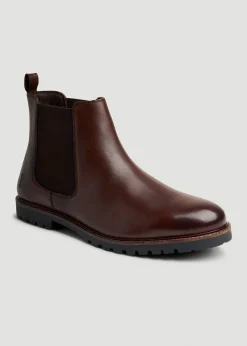 Lug Sole Chelsea Boots for Tall Men