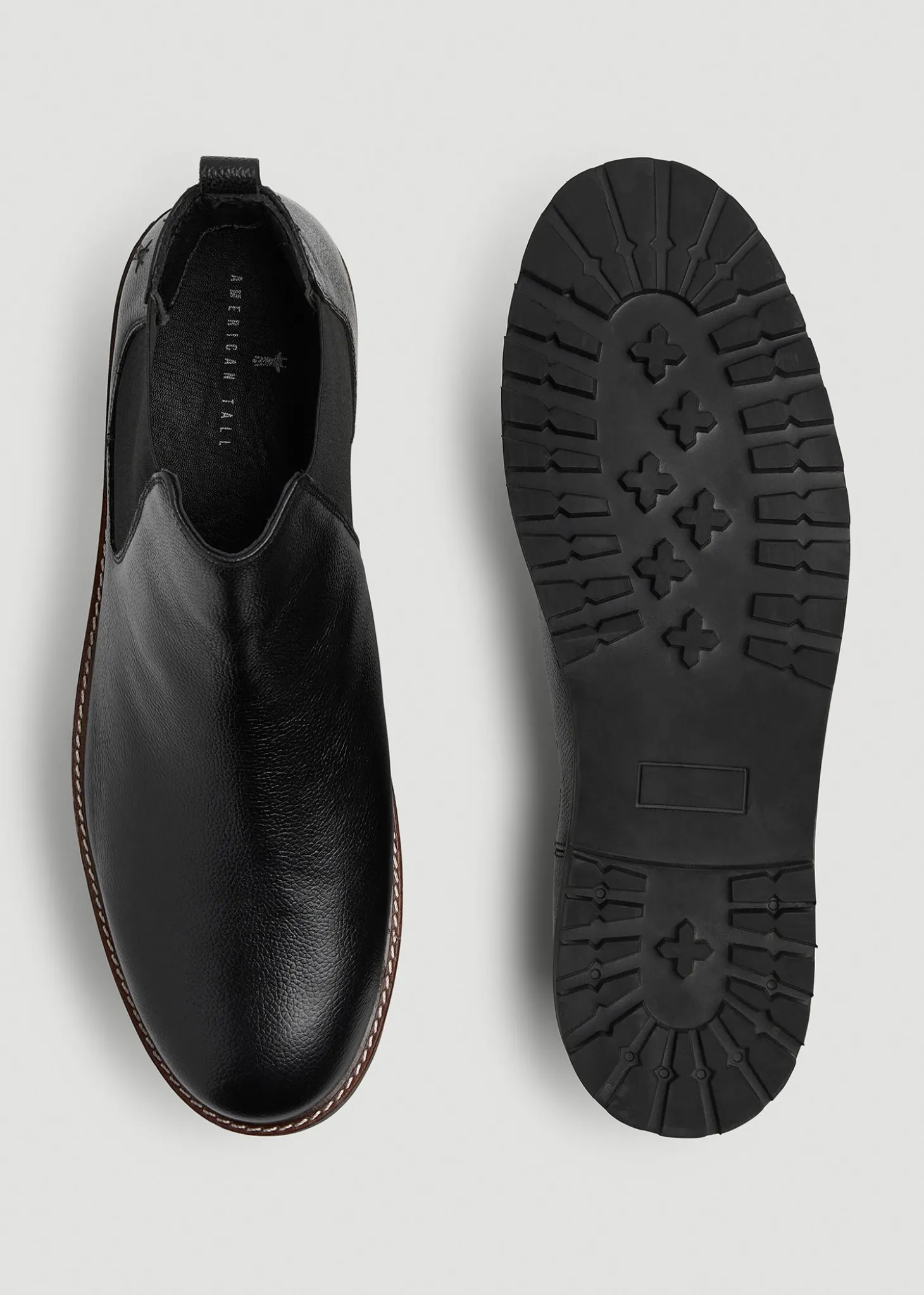 Lug Sole Chelsea Boots for Tall Men