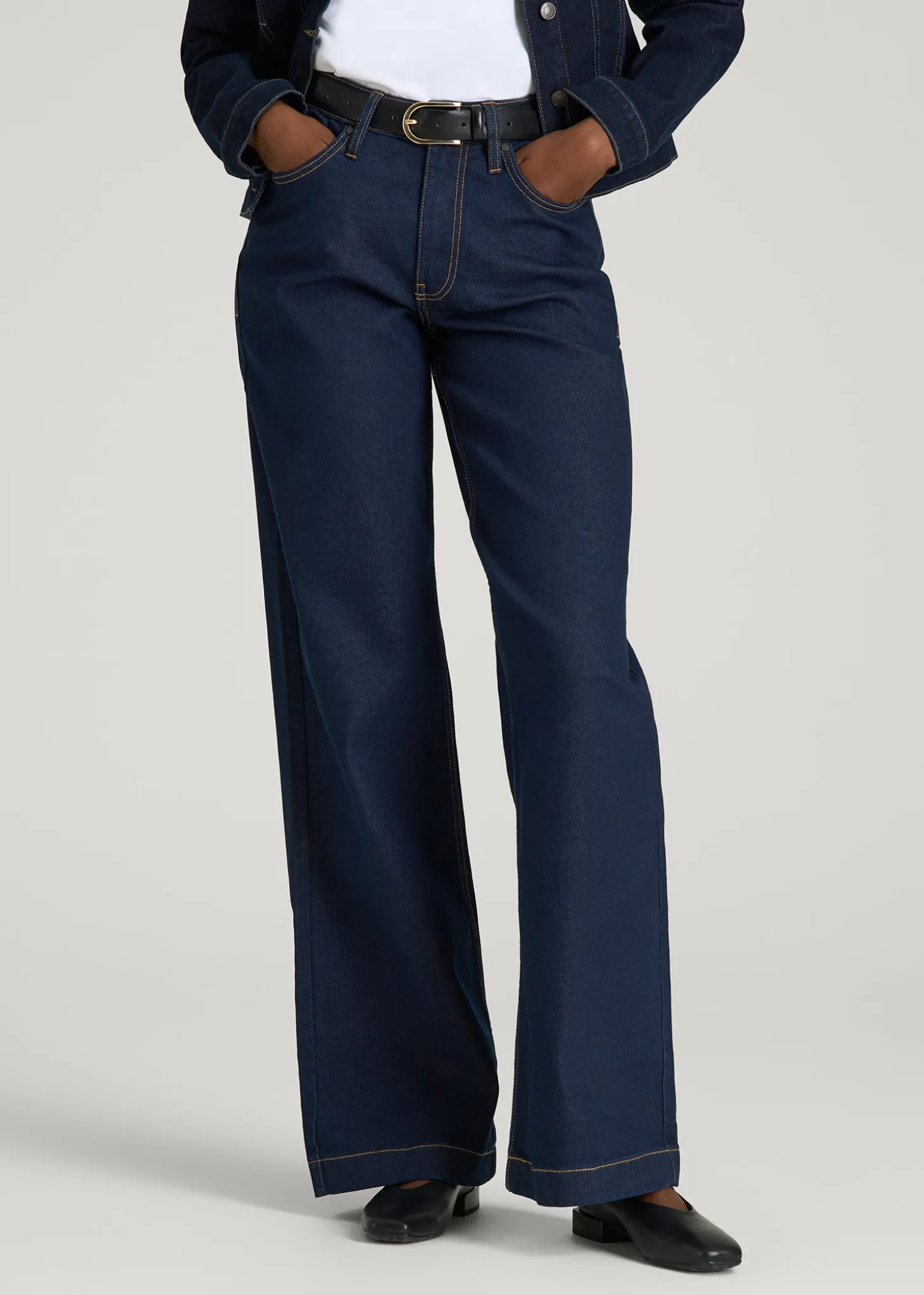 Luna High-Rise Wide-Leg Jeans for Tall Women