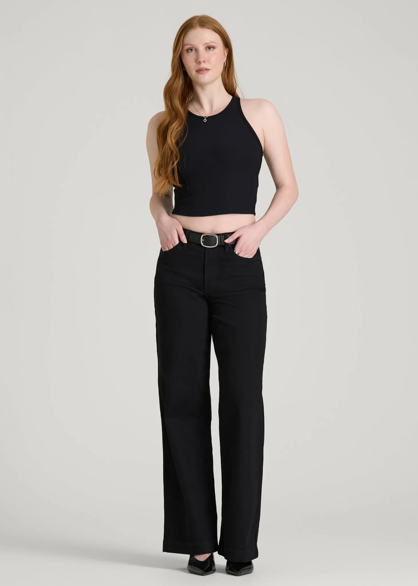 Luna High-Rise Wide-Leg Jeans for Tall Women