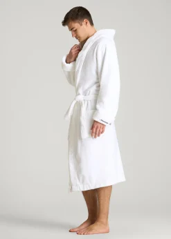Luxe Zero Twist Cotton Hotel Robe for Tall Men