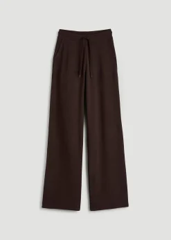 Mid Rise Waffle Wide Leg Pant for Tall Women