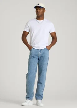 MILO Relaxed Tapered Fit Jeans for Tall Men