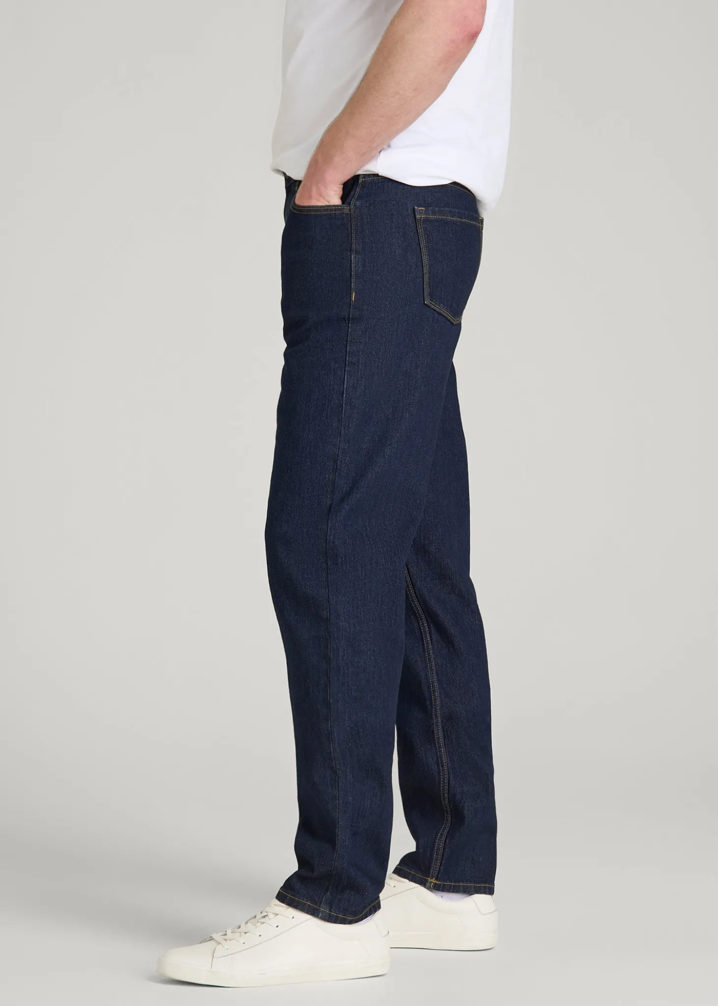 MILO Relaxed Tapered Fit Jeans for Tall Men