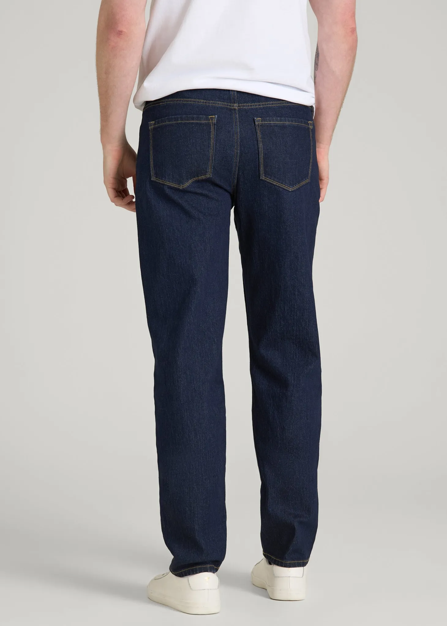 MILO Relaxed Tapered Fit Jeans for Tall Men